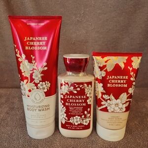 Bath and Body Works Japanese Cherry Blossom Set